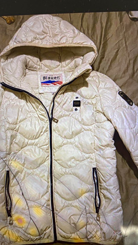 Blauer herren steppjacke weiß - blauer,