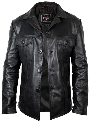 Herren lederjacke ledersakko - lederjacke,