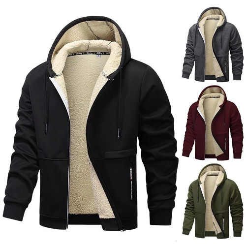 Herren fleece hoodie winter - herren,