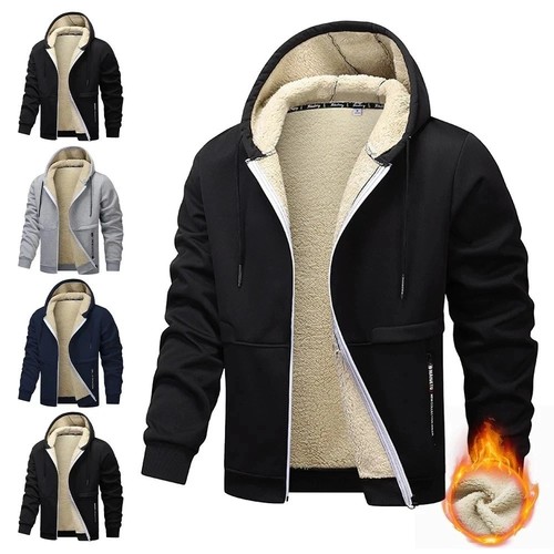 Herren winterjacke warm mit - warm,