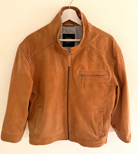Herren lederjacke lammnappa - herren,