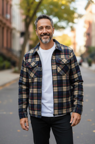 Herren holzfällerjacke - herren,