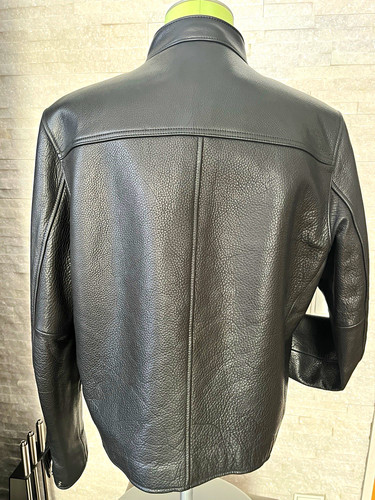 Coach herren lederjacke biker - lederjacke,