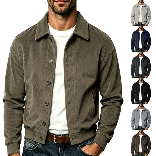 Herren cord sweatjacke - herren,