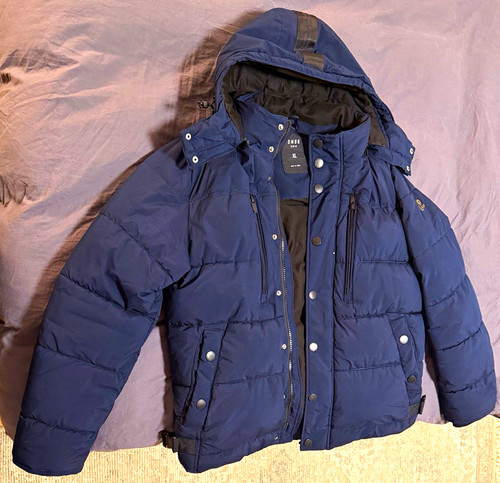 Smog herren steppjacke blau - smog,