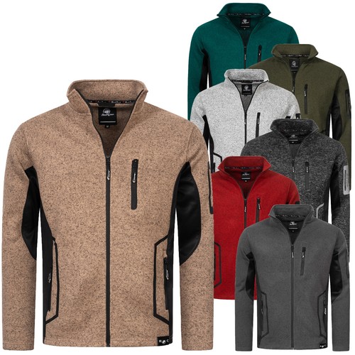 Rock creek herren fleecejacke - rock,