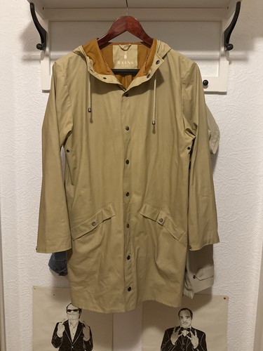 Rains herren regenjacke - herren, beige